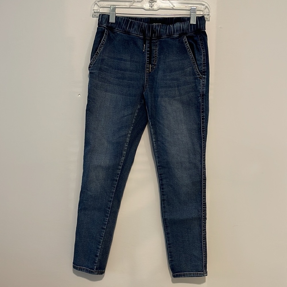 Hudson Boys Seth Jogger Jeans in Indigo Rinse Medium - Picture 2 of 8